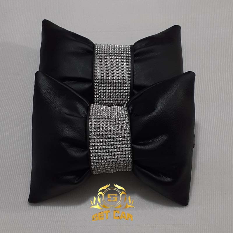 بالشتک مشکی چرم