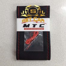 دورفرمان دوختی فول پانچ مشکی نخ قرمز کدD-0003