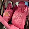 روکش-صندلی-تمام-چرم-فانتزی-طرح-ضربدری-صورتی.